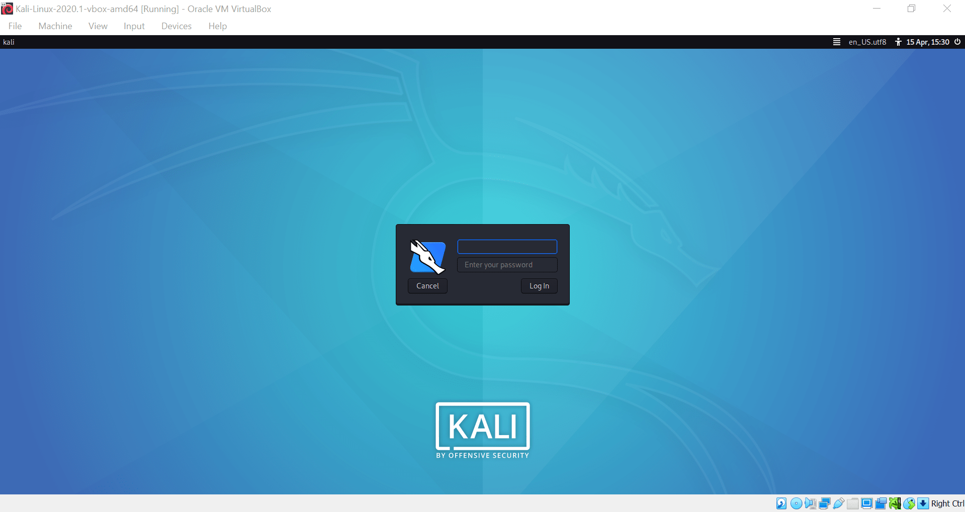 install kali linux on windows 10 virtualbox