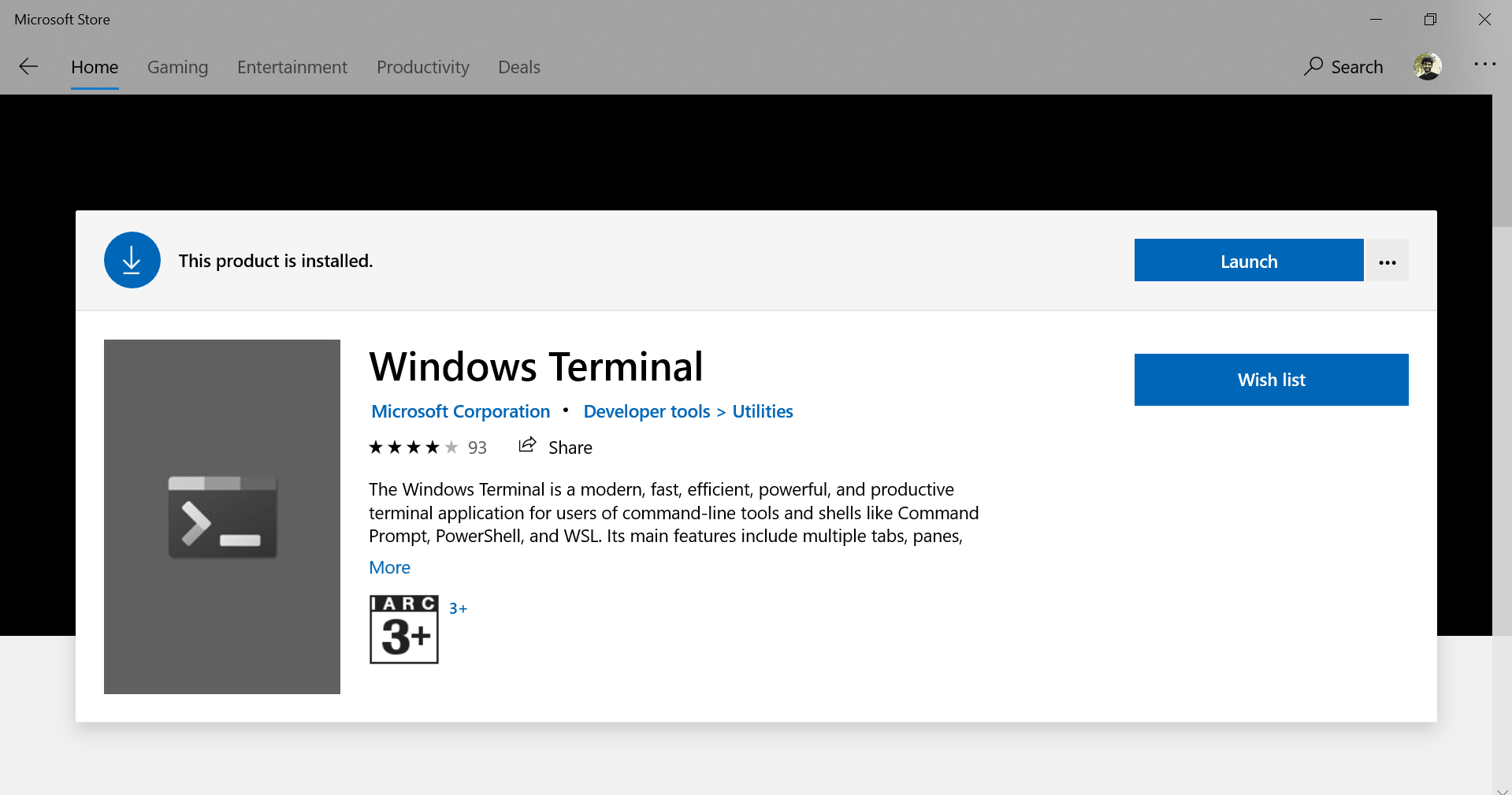 add wsl to windows terminal